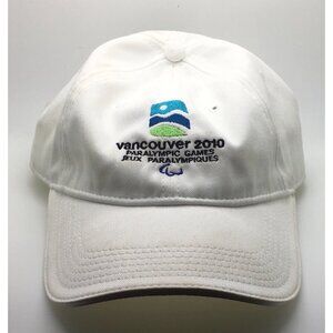 Vancouver 2010 Paralympic Games White Baseball Hat Cap Adjustable Unisex